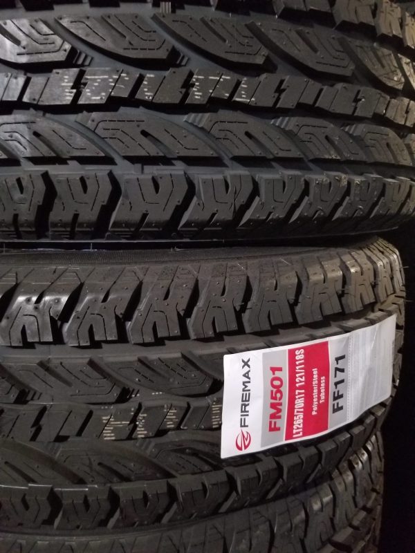 Pneus Firemax été LT265/70R17 FM501 A/T