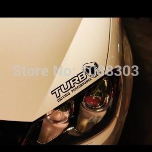 Autocollant représentant un Turbo pour décorer une voiture