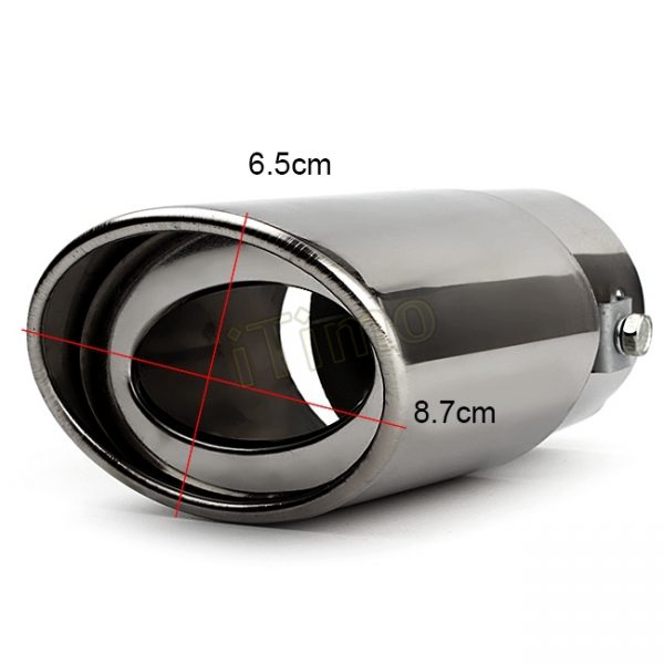 Embout d’échappement d’exhaust pour auto universel en Stainless inox