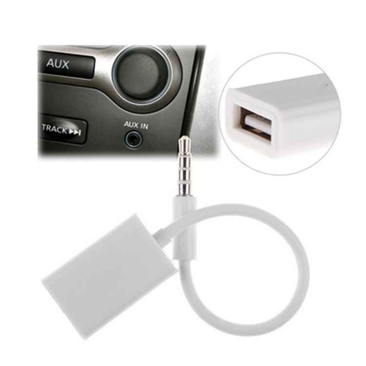 Fil adaptateur auxiliaire à USB pour lecteur MP3 dans l'auto - Alxmic