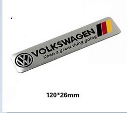 Autocollant en métal décoratif pour Volkswagen