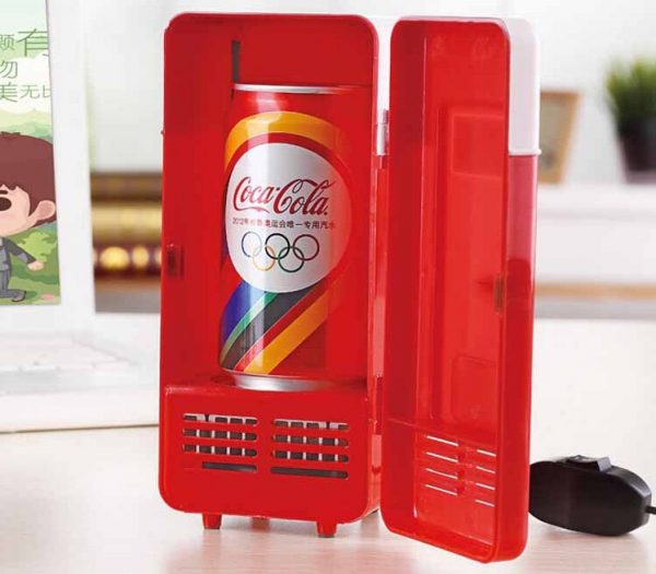 Petit réfrigérateur portatif pour l’auto ou bureau se branchant dans port USB