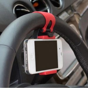 Teneur universel pour maintenir votre téléphone cellulaire sur le volant de votre véhicule