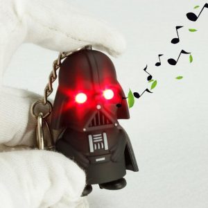 Porte clé Star Wars de Darth Vader lumineux et sonore