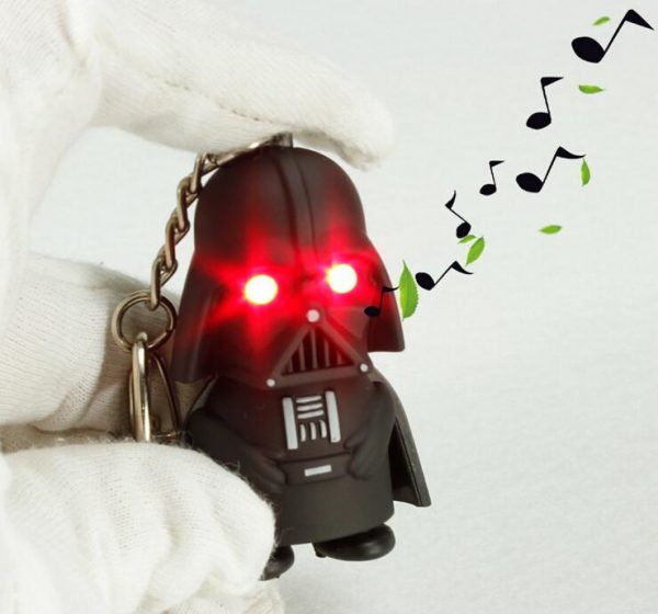Porte clé Star Wars de Darth Vader lumineux et sonore