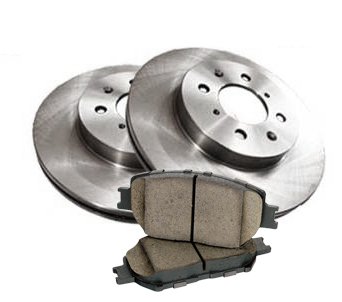 Kit de rotors de frein à disque avant et plaquettes semi