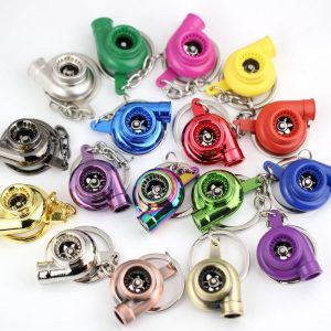 Porte Clé imitation Turbocharger réaliste Chrome ou autres couleurs