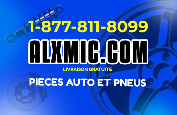Autocollant Alxmic.com couleur bleu