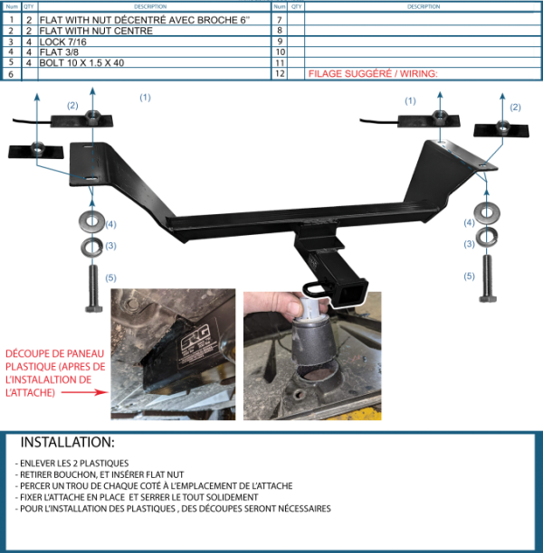 Attache Remorque (Hitch) pour Toyota BZ4X - Image 2