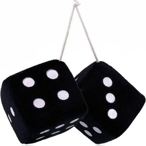 Dés en ''minou'' pour le rétroviseur 4cm
