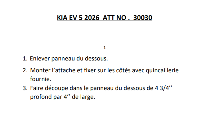 Attache Remorque (Hitch) pour Kia EV5 2026 – Image 4
